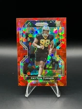 2021 Panini Prizm - PAYTON TURNER #379 - Red Ice Rookie RC New Orleans Saints