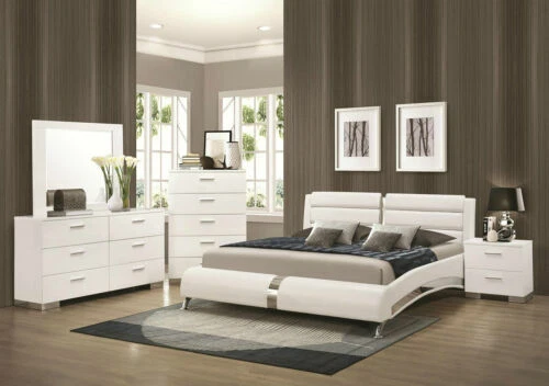 King Chrome Bedroom Home Furniture