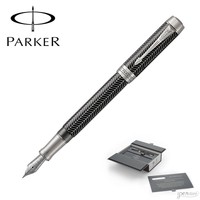 Parker Duofold Fountain Pen, Prestige Black Chevron, Ruthenium Trim, Medium on sale Parker Duofold Fountain Pen, Prestige Black Chevron, Ruthenium Trim, Medium on sale