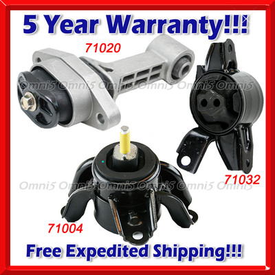 M291 Fit 2012-16 Hyundai Accent// Veloster 1.6L w// MANUAL Motor /& Trans Mount Set