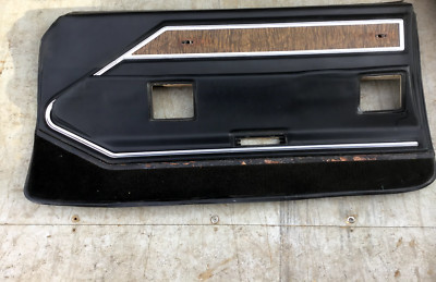 1969 1970 Cadillac Eldorado Right Hand Door Panel Black #2 RH PS