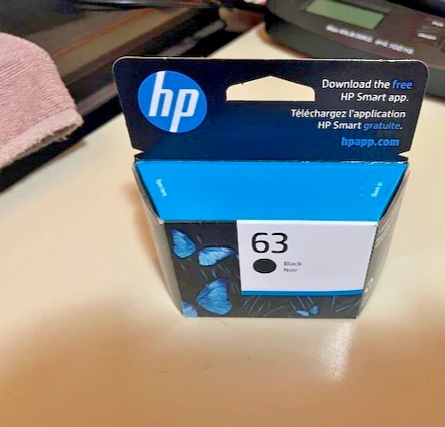 Cartucho de tinta original HP 63 negro, ~170 páginas, F6U62AN#140 Foto 3 de 4