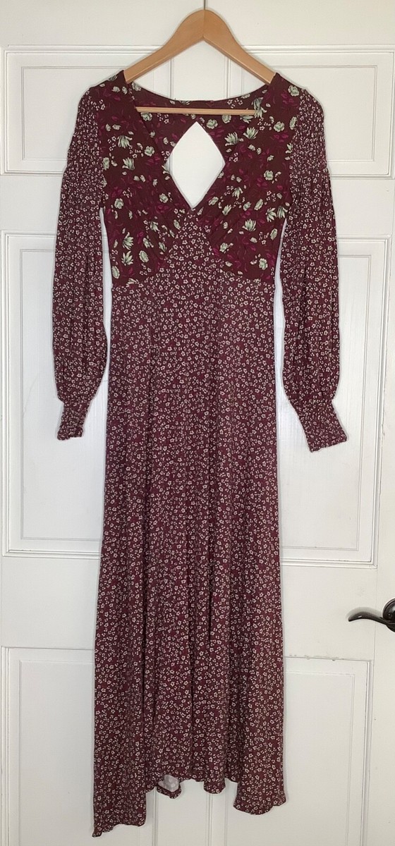 chinese dress ladies FREE PEOPLE REAL LOVE MAXI DRESS  Elaine Dickinson