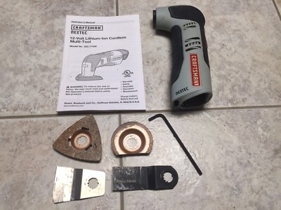 Craftsman Power Tools Nextec 12V Cordless Oscillating Multi Tool  Accessories