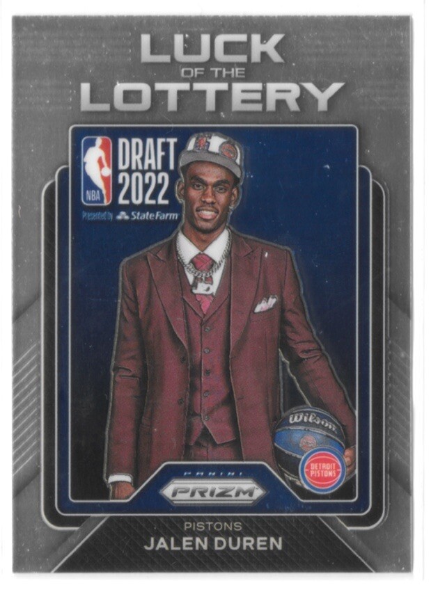 2022-23 Panini Prizm - Luck of the Lottery #14 Jalen Duren (RC)