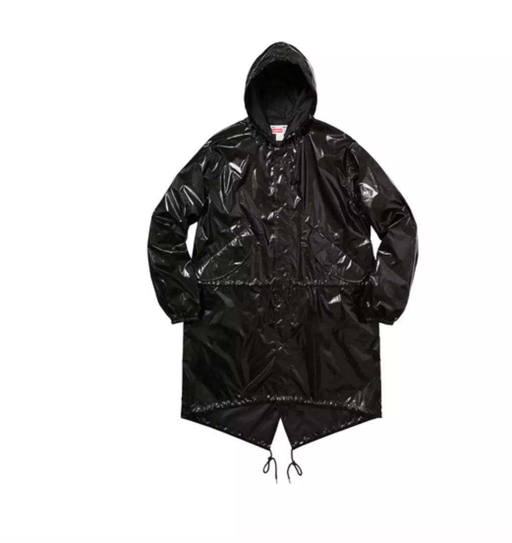 Supreme x Comme des Garcons SHIRT Fishtail Parka Black M Box Logo Down  Arabic