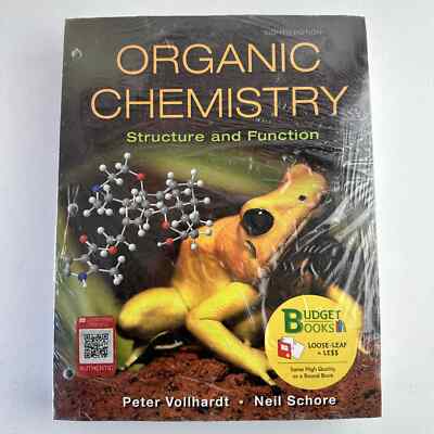Organic Chemistry : Structure and Function by Neil E. Schore and K. Peter C...