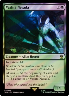 Surge Foil VASHTA NERADA Rare R 0678 EN MTG Magic DOCTOR WHO UB