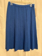 Philippe Marques Petite Ladies Skirt Sz 8 NWT Royal Blue Made in USA Style 8893