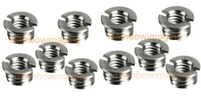 (10 Pcs) Stainless Steel 3/8"-16 to 1/4"-20 Convert Screw Adapter for Tripod