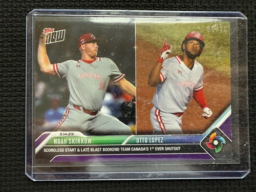 2023 Topps Now WBC-43 Noah Skirrow / Otto Lopez