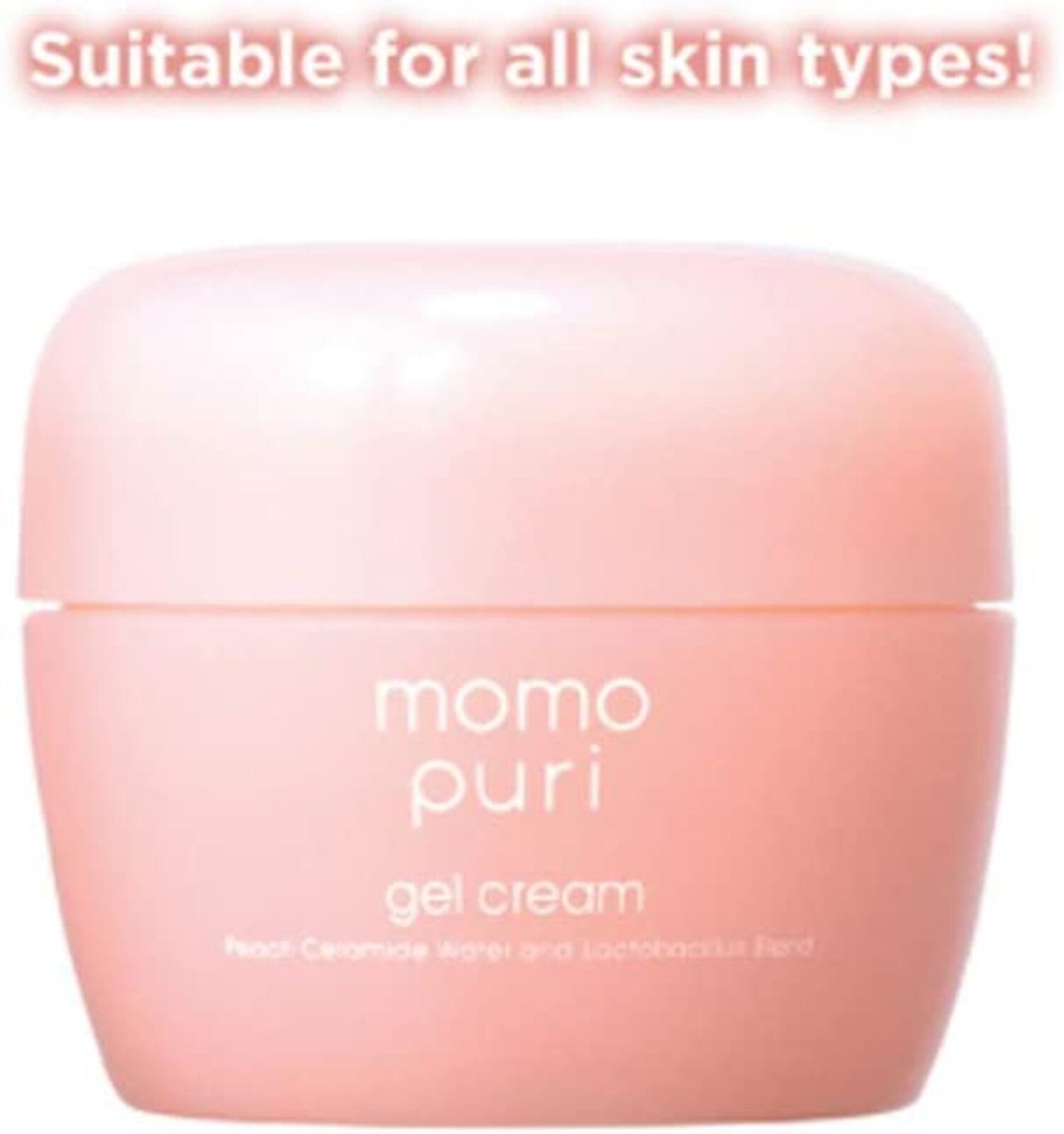 BCL momopuri gel cream 80g peach ceramide water