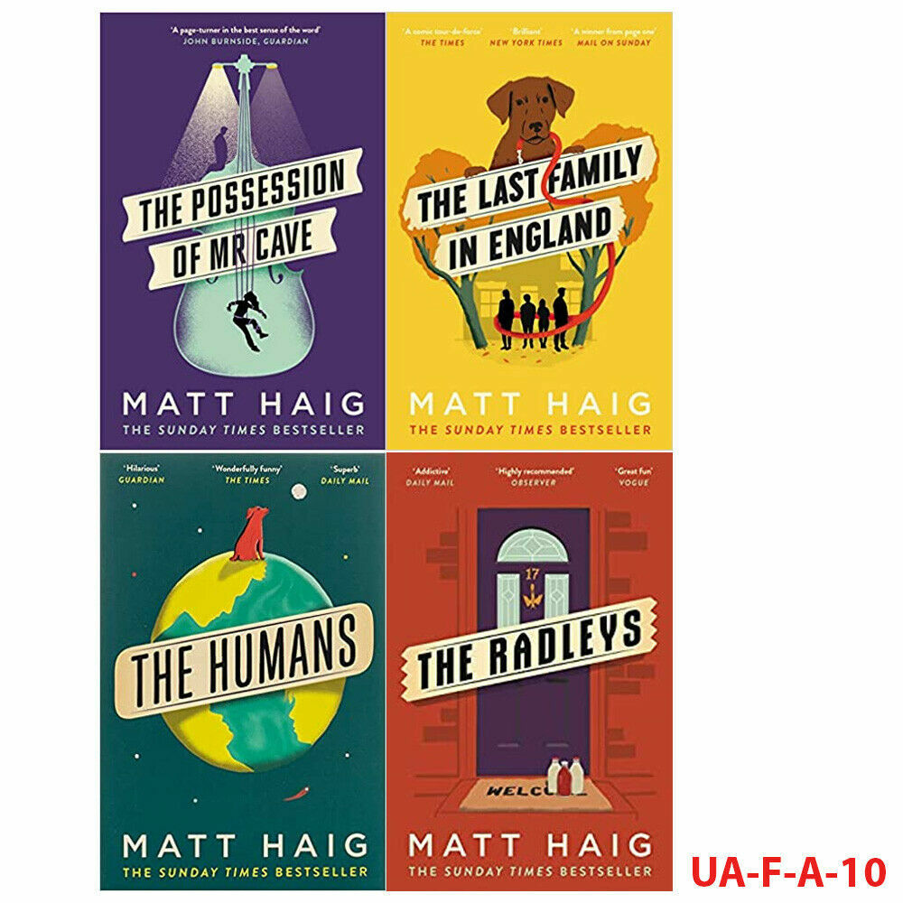 Matt Haig 4 Books Collection Set (Possession,Last Family,Humans,Radleys) NEW