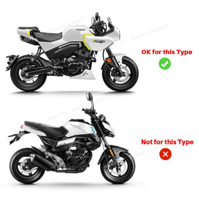 For CFMOTO Papio 125 XO-1 XO-2 2023 Slip On System Exhaust Mid