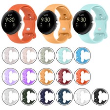 Soft Silicone Band Strap Replacement For Google Pixel Watch/Watch2 Size Large 
