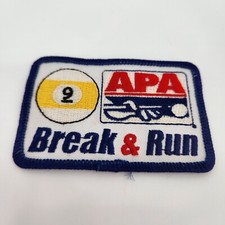 APA Pool League Patch - 2 Ball Break Run