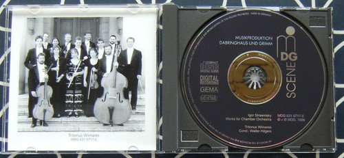 STRAVINSKY Works For Chamber Orchestra CD (1996) Tritonus Wimares Hilgers Kimura - Picture 2 of 3