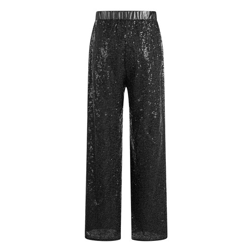 Kids Girls Pants School Trousers Sequin Dance Jazz Bottoms Sparkling Sequins - Picture 36 of 76