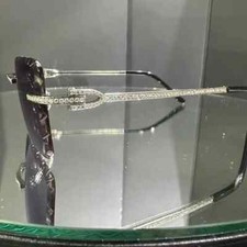 Rimless Custom Jewelry Moissanite Diamond Iced Out Luxury Sunglasses For Man..