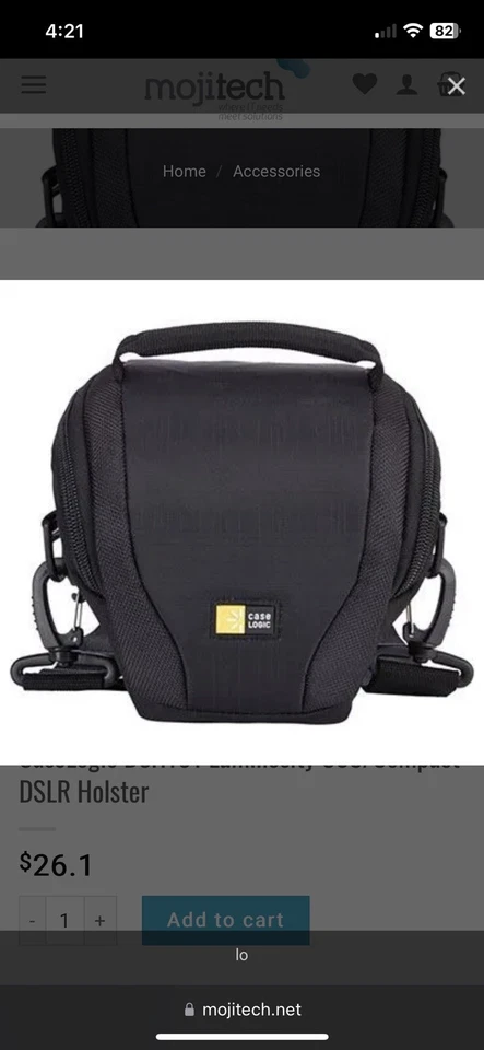 Case Logic Luminosity CSC HOLSTER for Compact Back - Image 4 of 4