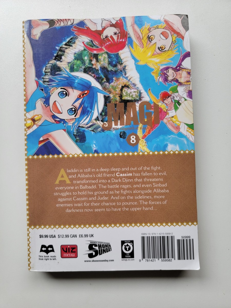 Magi: The Labyrinth of Magic Vol. 8 By Ohtaka, Shinobu, English