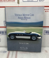 RM Vintage Classic Jaguar Car Auction Catalog Magazine Arizona Biltmore 2001