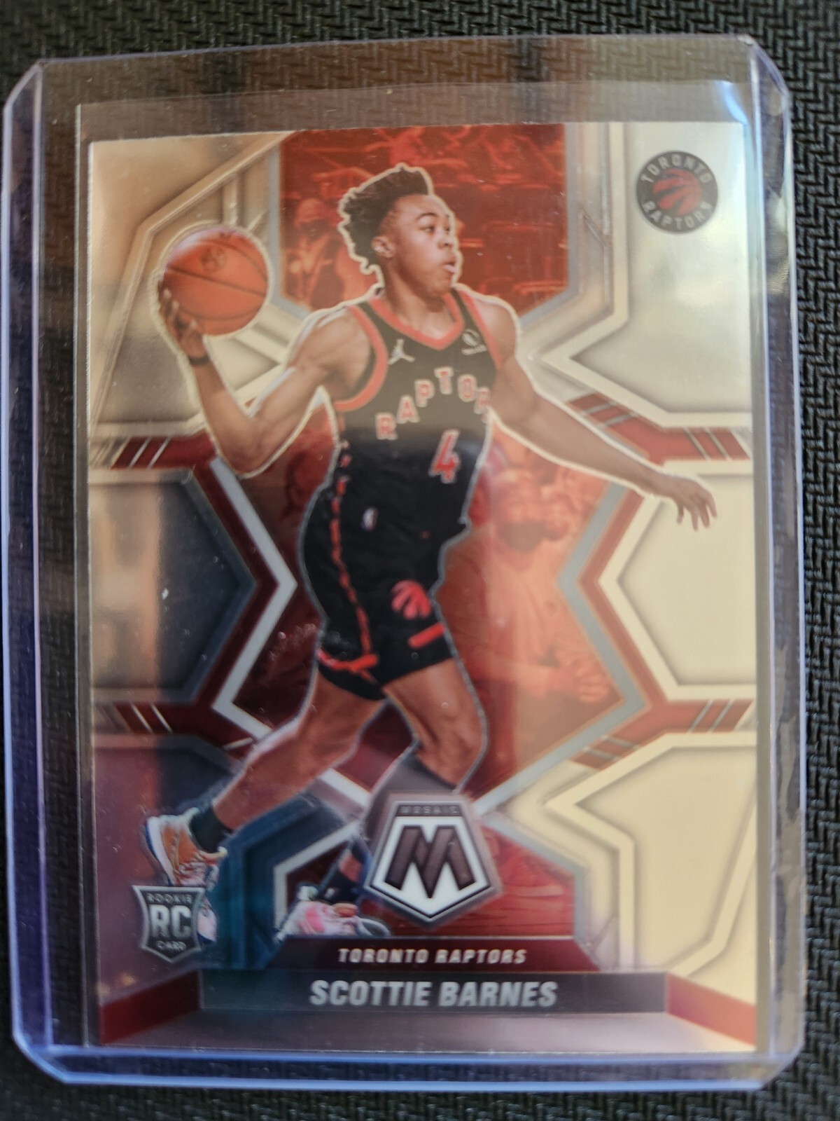 2021-22 Panini Mosaic #207 SCOTTIE BARNES Rookie RC Toronto Raptors