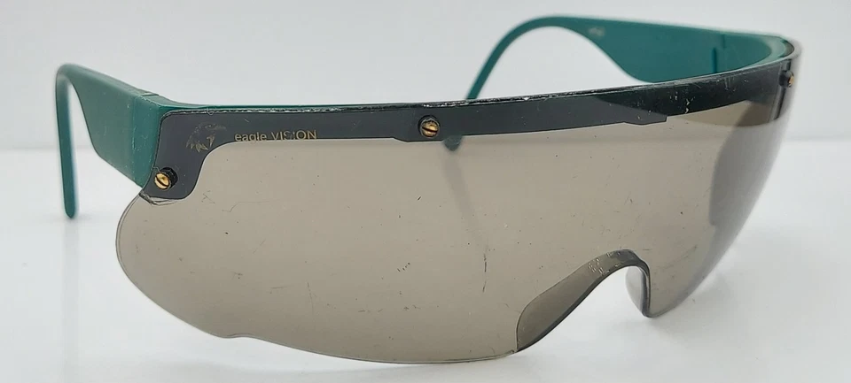 Gafas de sol vintage Bolle Eagle Vision verde escudo Francia SOLO MARCOS Foto 2 de 4