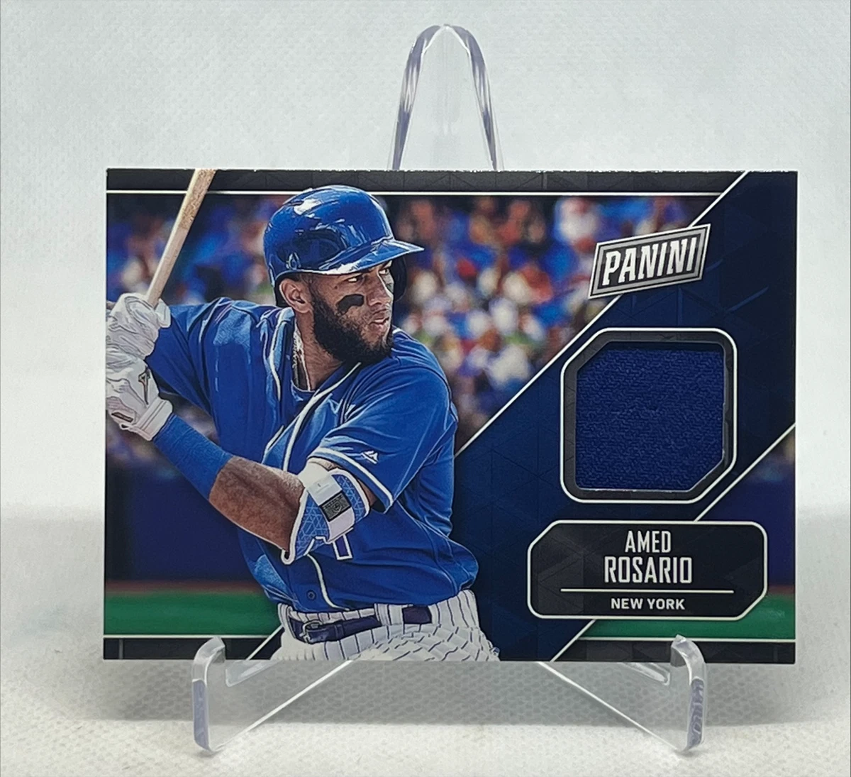 Amed Rosario 2018 Panini Father s Day Relic Jersey Mets
