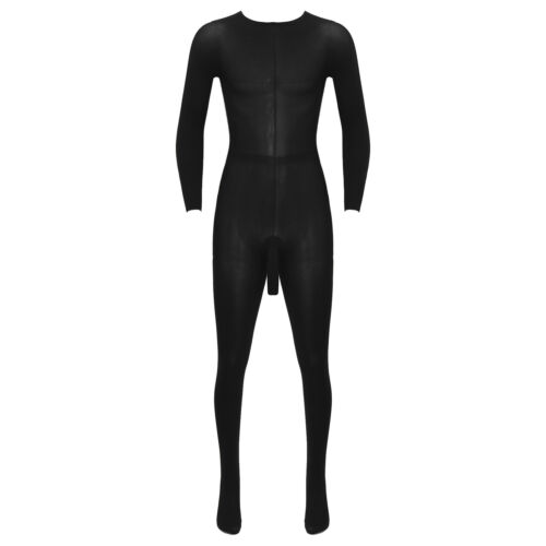 Sexy Ganzkörper Strumpfhose für Männer Full Body Transparente mit Penis Hülle - Bild 16 von 112
