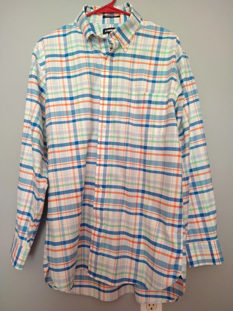 Lands end supima deals no iron oxford