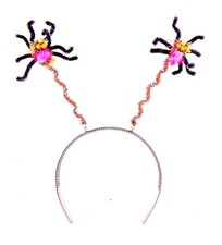 Black spider headband head band party Diva unisex costume halloween accessory