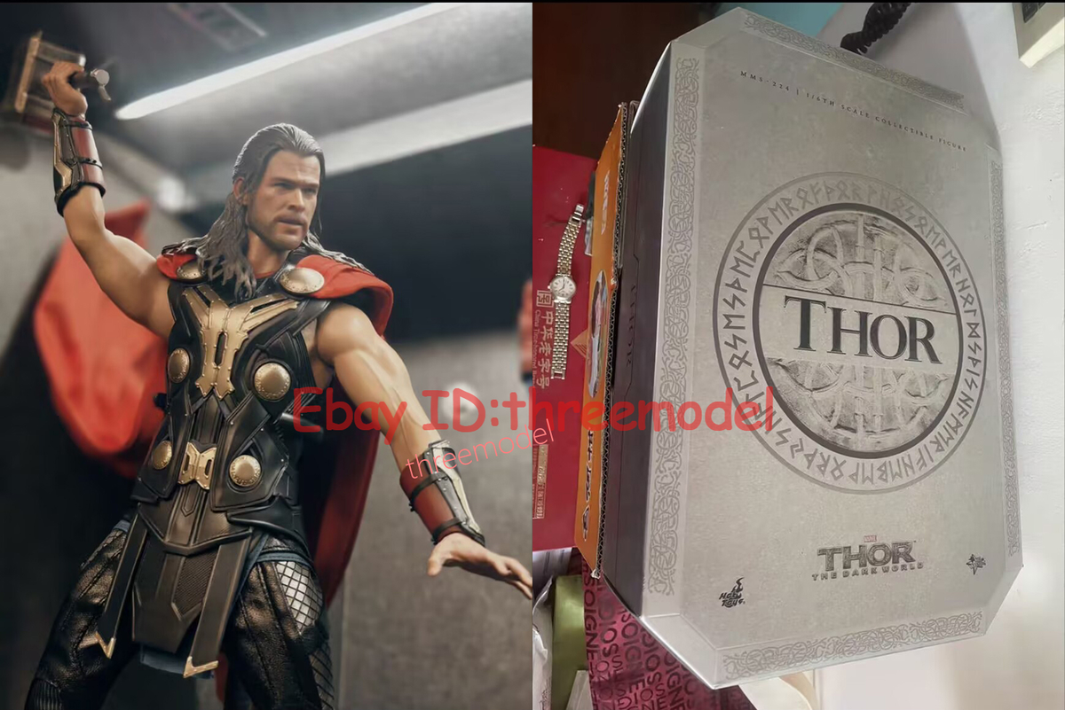 Hot Toys Mms225 1/6 Thor 2 The Dark World Thor Light Armor Edition