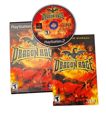 Dragon Rage PS2 Sony PlayStation 2 Complete with Manual 2001 CIB 3DO Excellent