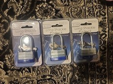 40mm 1.6" Laminated Padlock Long Shackle Padlock 3 pcs