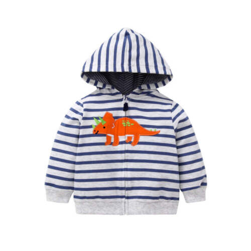 27Kid Toddlers Hoodies Boys Girls Spring Jacket Little Baby Infant Dinosuar Cart - Picture 2 of 76