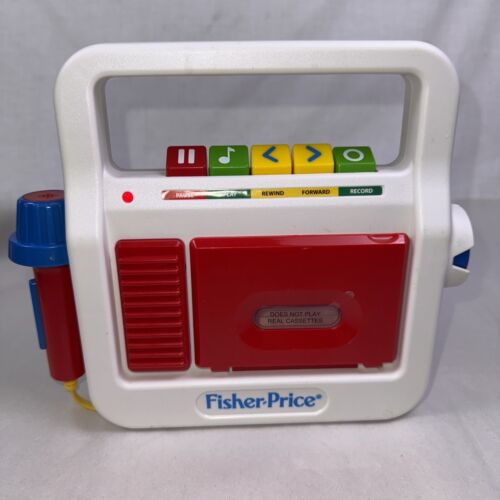 Fisher-Price Classic Play Tape Recorder For Toddlers. Does Not Play Real Tapes.