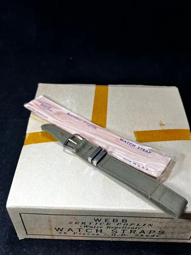 40s Military ISSUE WW1 WW2 1/2" Wrist Strap for Compass B00