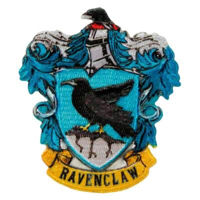 Aufbügler Patch Harry Potter  Ravenclaw Wappen Lizens Aufnäher NEU 