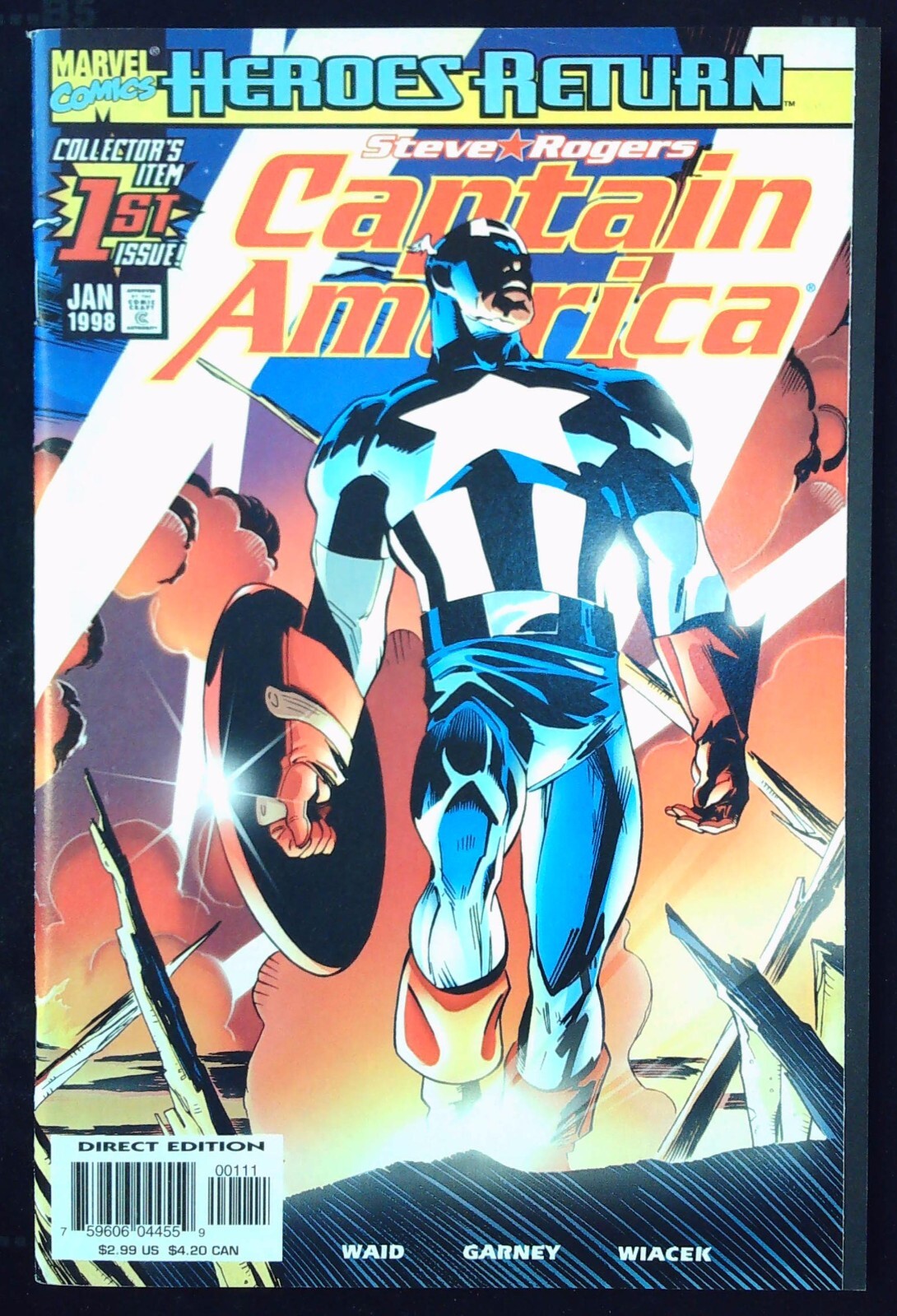 CAPTAIN AMERICA Volume 3 (1998) #1 - Back Issue