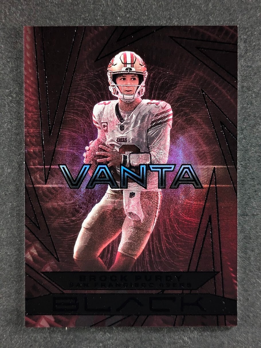 2024 Panini Black NFL BROCK PURDY Vanta San Francisco 49ers #V-BPY