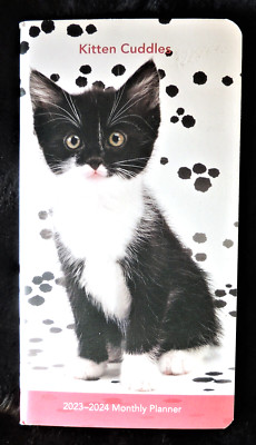 Kitten Cuddles Monthly Planner 2023-2024 BrownTrout Publishers 3-1/2'' x 6-1/2''
