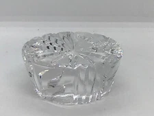 Irish Lead Crystal Paperweight Engraved Austin Nichols Jameson Whiskey Ireland