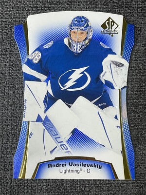 Andrei Vasilevskiy 2021-22 SP Authentic Hockey Blue Die Cut #DC4 Lightning