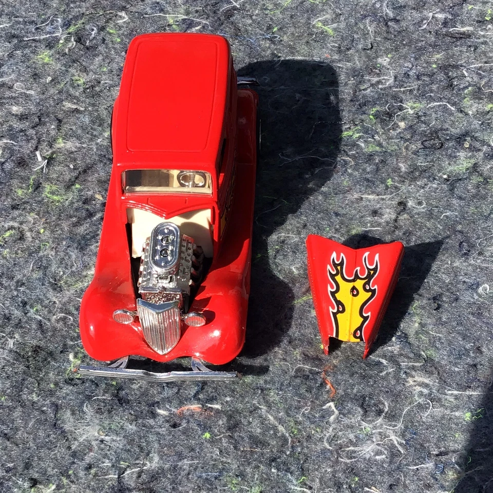 1941 Willys Coupe Americar Majorette Hot Rod Street Racing 1/32 Vintage Diecast - Image 2 of 4