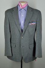 Jos A Bank Men's Light Gray Wool Silk Blazer Sport Coat 41R 41 Regular