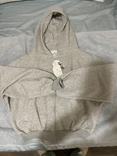Blogilates Marshmallow Full Zip Hooded Sweatshirt Size L