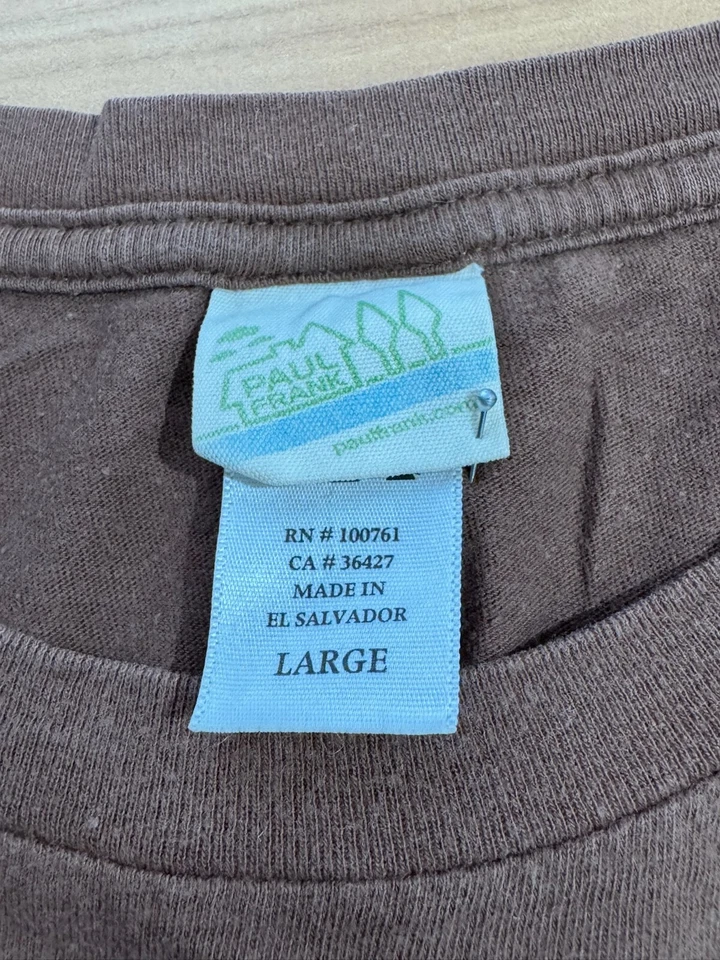 Camiseta Paul Frank More Cowbell Para Hombres Marrón Gráfico Talla XL SNL Skit Will Ferrell Foto 3 de 4