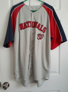 washington nationals grey jersey