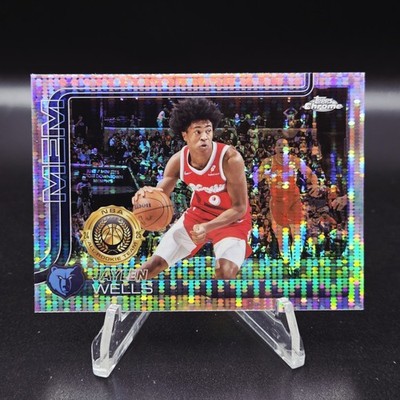 2025-26 Topps Chrome JAYLEN WELLS All Rookie Team Pulsar Refractor Grizzlies